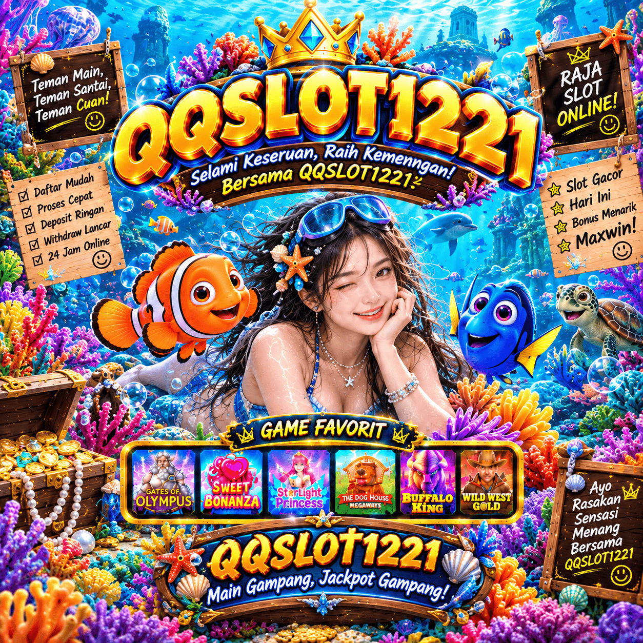 Banner QQSLOT1221 Cyber Blue